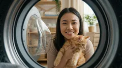 洗濯機のドアを開けっぱなしにしないで、においと故障を防ぐ「ちょうどいい換気」